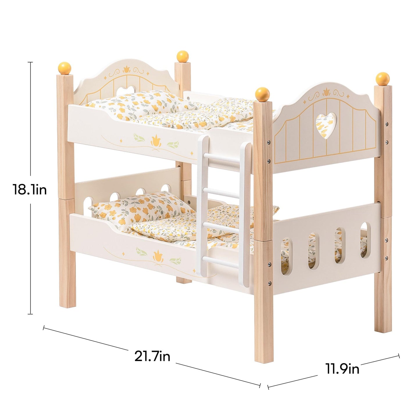 Doll Bunk Beds Cradle For 18 Inch Dolls